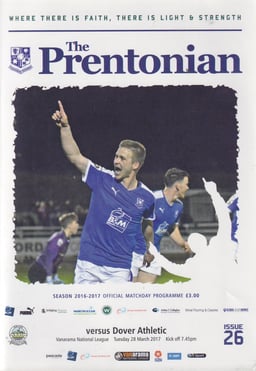 Tranmere Rovers v Dover Athletic Match Programme 2017-03-28